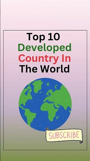 Top 10 Developed Country In The World #education #world #learning #gk #india #usa #facts #shorts