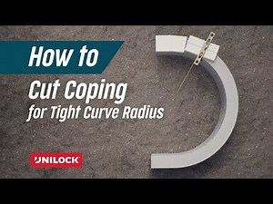 How to Cut Coping for a Tight Curve Radius