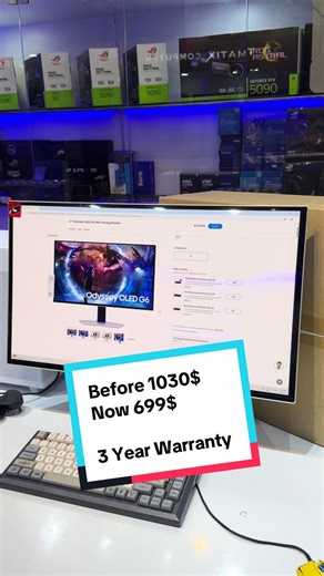 #Promotion Now SAMSUNG Odyssey G6 OLED 360Hz New 3 Yeaf Warranty Price Now : 699$ Only Instock Now