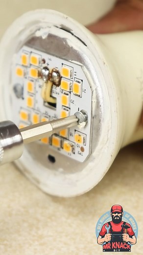 1.1M views · 3.1K reactions | How to Repair LED Bulb Easily at Home #AmaZing #reelsviral #DIY #doityourself #How #howto #creative #makeiteasy #creativity #fbreels #electronicsprojects #ideas #homemade #bulb #ledlight #ledlighting #saveelectricity #ledbulb #ledbulbs #led | Mr Knack & DIY | Facebook