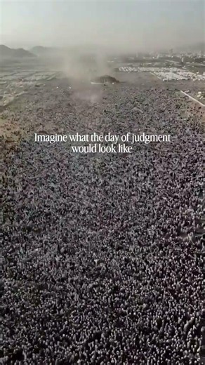 Hajj Feels Like a Glimpse of the Day of Judgment 🕋 #hajj #dayofjudgment #islamicreminder #shorts