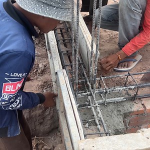 Process To Make Concrete Beam With Traditional Timber Formwork | DIY crafts PR