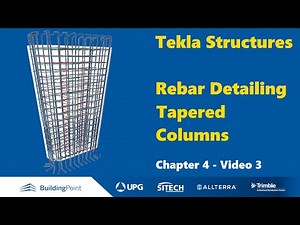 Tekla Structures - Chapter 4, Video 3 - Tapered Columns