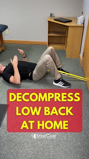 59K views · 1.3K reactions |  Decompress Your Lower Back at Home #lowerbackpain #lowbackpain #spinaldecompression #SpineCare #DrRowe | SpineCare Decompression and Chiropractic Center | Facebook