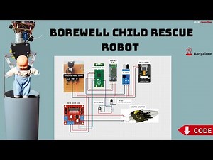 Borewell Child Rescue Robot Using Raspberry Pi Pico with live streaming | DIY Final year Projects