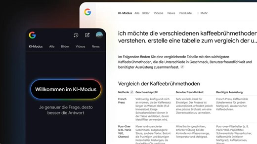 KI-Modus in Google-Suche startet in Deutschland