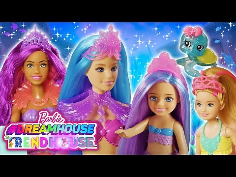 Barbie Mermaid Treasure & Sparkle Cuties! | Barbie #Dreamhouse Trendhouse