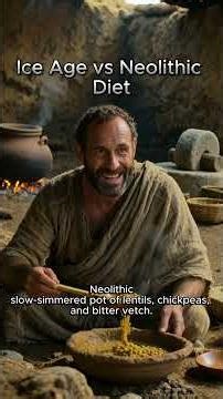 Ice Age vs Neolithic Diet #foodhistory
