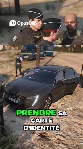 La gendarmerie encercle le suspect après une course poursuite mouvementé. #lspdfr #gta