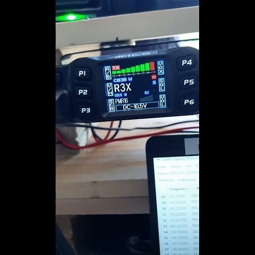 RETEVIS RT95 activer la tonalité 1750 HZ