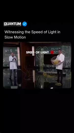 Quantum Computing and Tech | 💡 Witnessing the Speed of Light in Slow Motion The speed of light is often considered the ultimate speed limit of the universe, traveling... | Instagram