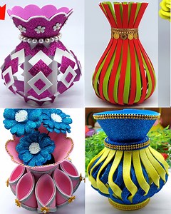 247K views · 4.2K reactions | Most beautiful flower vase making very easy Tutorial at Home #diy #handmade #decor | Craftsome | Facebook