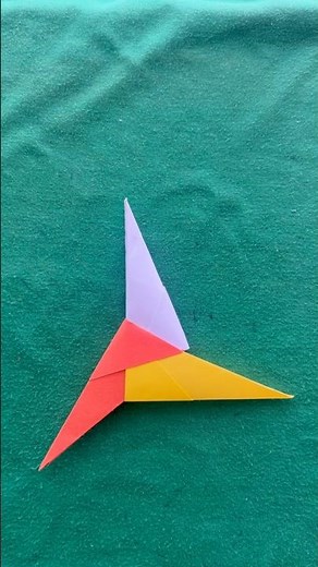 This Paper Shuriken Actually Spins! Easy Ninja Star Tutorial