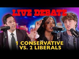 2 Liberals vs. 1 Conservative: BAR FIGHT | Michael Knowles, Luke Beasley, & Zina