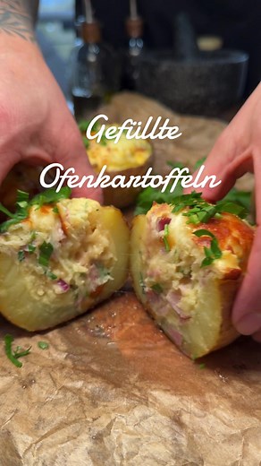 Gefüllte Ofenkartoffeln: Leckeres Rezept zum Nachkochen