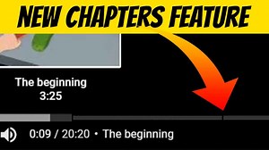 How to use new chapters feature in your videos (How to get labelled sections in the playback bar)