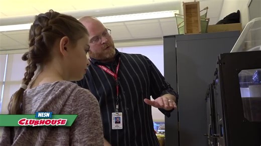 NESN Clubhouse: 3D Printed Baseball