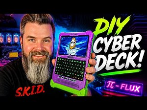 I Built My Own Cyber Deck and It Looks INSANE! (Pi Flux Build)