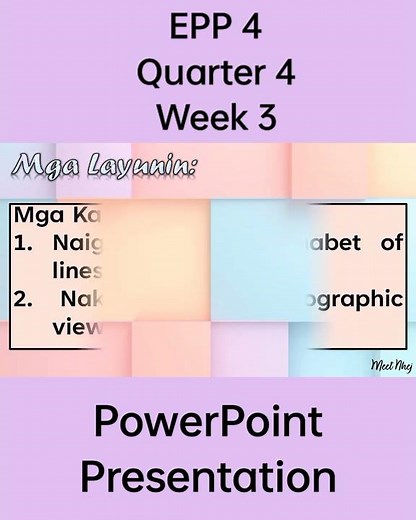 EPP 4 Matatag Curriculum PowerPoint Presentation Quarter 4 Week 3 #grade4matatag #grade4 #ppt