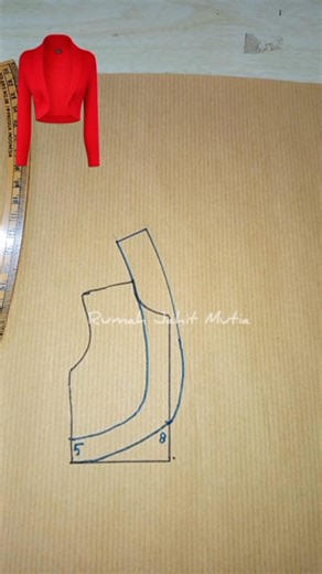 Bolero pattern #fashion #shortvideo #sewing #sewingtutorial #sewingtips