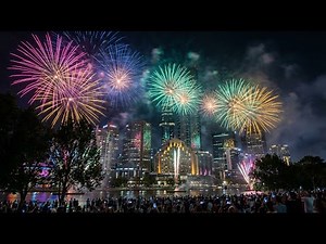 Magnifique Feu d'Artifice et Musique Relaxante, Zen et Joyeuse, Apaisante, bien-être