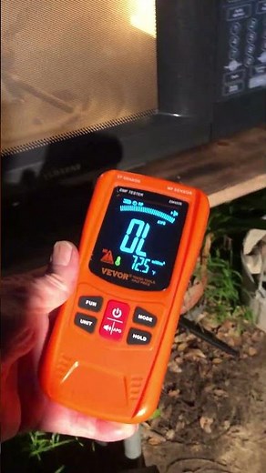 Measuring dangerous microwave radiation levels