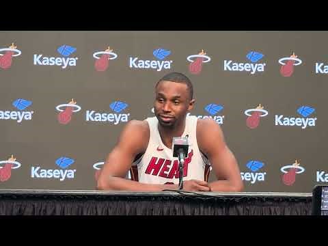 Andrew Wiggins interview at 2025 Miami Heat Media Day