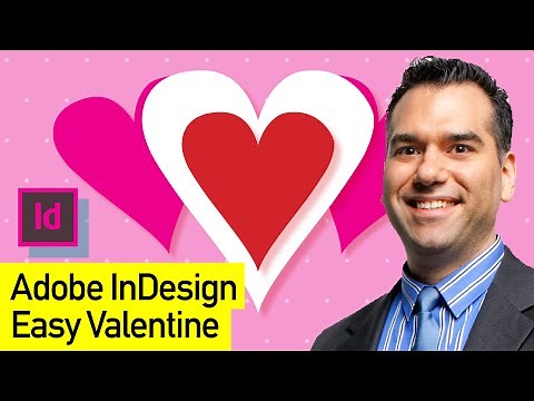 Easy Adobe InDesign Valentine! Draw Hearts with Adobe InDesign; Make Easy Valentine Card