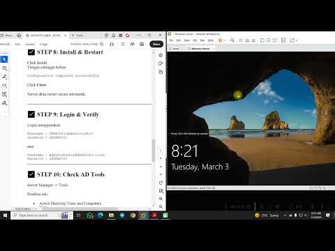 ACTIVE DIRECTORY DOMAIN SERVICES (AD DS) INSTALLATION