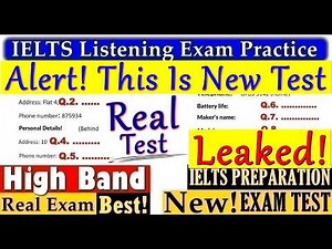 IELTS LISTENING PRACTICE TEST 2026 WITH ANSWERS | 11.05.2026