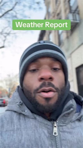 Ty on Instagram: "Weather Report! It’s 19° today with a high of 29. Stay inside. . . . #TyreakToldYou #WeatherReport #WeatherInNewYork #Forecast #NYC"