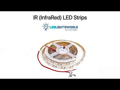 660–670nm Red LED Strip Light Demo | SMD2835 DC12V, 120 LEDs/m, IP65