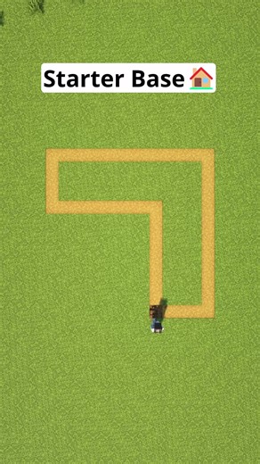 Minecraft Starter Base🏠 #minecraft #minecraftbuilding #minecraftbuilds #minecrafttutorial