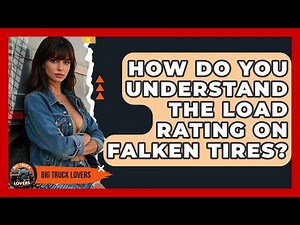 How Do You Understand The Load Rating On Falken Tires? - Big Truck Lovers
