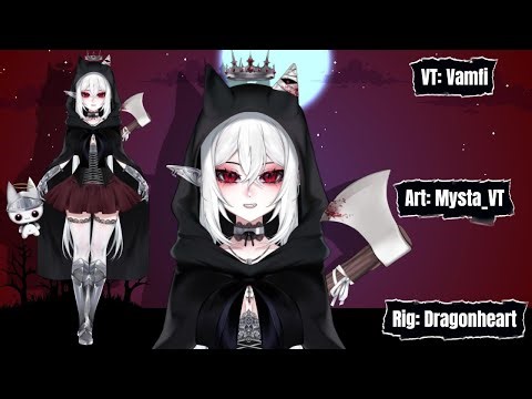 [ Live2D Showcase] Spooky cute girl who can curtsy! | Vamfi