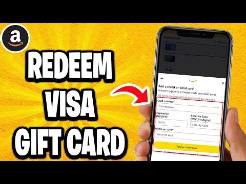 How To Redeem Visa Gift Card On Amazon