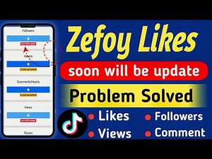 Zefoy Soon Will Be Update Problem Solved | zefoy Problem fix | zefoy likes | free tiktok likes