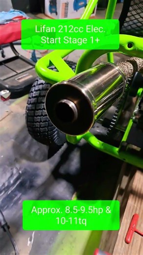 212cc Stage 1 Build #gokart #minibike #predator212 #exhaust #engine #lifan