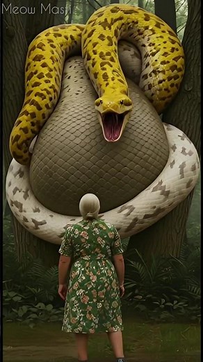 rescue rabbit from giant python!🐇#funny #rabbit #shortvideo #shorts