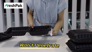 Takeout Containers Mineral Filled PP - 55 Pack 8x8 34 oz Shrink Wrap BPA Free Plastic | Stackable Meal Prep Clamshell Food Container | Reusable Microwave Safe Leftovers | Catering Lunch Box