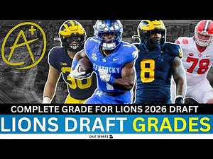 Detroit Lions 2026 NFL Draft Grades + Lions Draft Trye West, DT, Tennessee