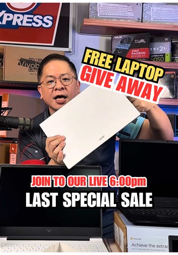 🔥 LAST CALL for 10.10 Deals! 🔥 Final day na ng PC Express 10.10 Sale — and guess what? 👀 May FREE LAPTOP pa sa LIVE TODAY 🎁💻 Baka ito na ‘yung sign na hinihintay mo. Shop smart, watch live, and win big! #PCExpress #DoubleDaySale #FreeLaptop #PCE1010 #TiktokLivePH
