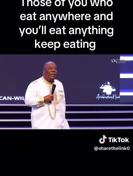 Archbishop Duncan-Williams Warns About Eating Habits