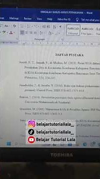 TIDYING UP THE BIBLIOGRAPHY
