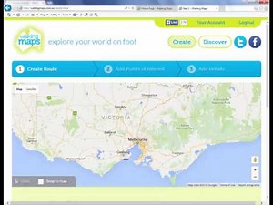 How to create digital Walking Maps - using GPS
