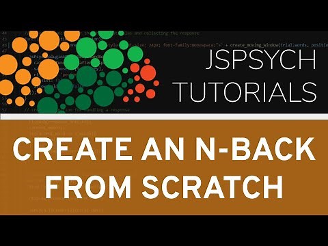 jsPsych Tutorial - Creating an N-Back