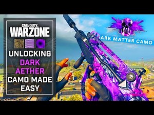 WARZONE: The SECRETS To UNLOCKING DARK AETHER Made EASY (Cold War Mastery Camo Guide)