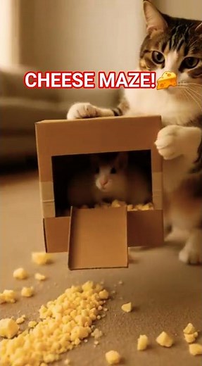 IRRESISTIBLE! 🧀 Cat Uses CHEESE MAZE To Lure The Rat Into A Trap! (Easy Capture)