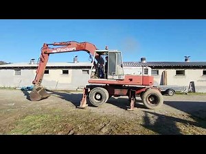 Case Poclain 75 PB wheeled Excavator