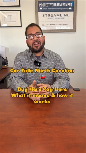Streamline Auto Group on Instagram: "Buy Here Pay Here is something many buyers ask about. It means financing is handled directly at the dealership, which can be helpful depending on your situation. Understanding your options makes car buying in North Carolina feel more manageable and informed."